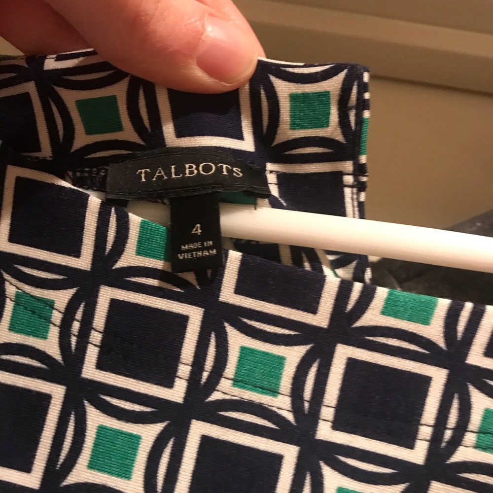 Talbots Quarter sleeve dress - Picture 3 of 3